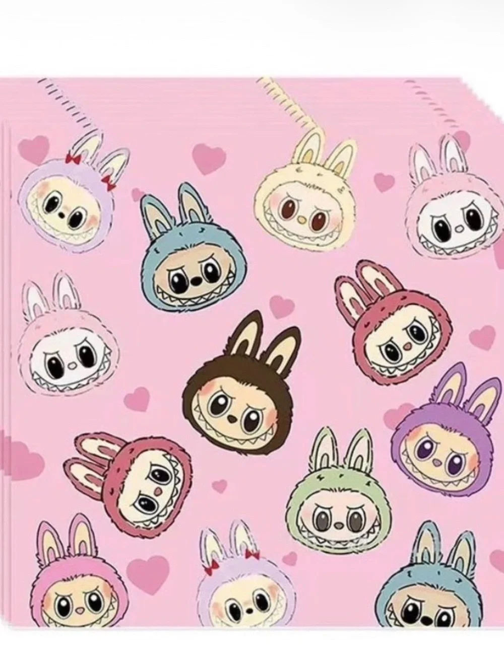 Kawaii Bunny Monster party napkins
